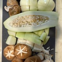 可能是香菇、豆腐和文字的圖像