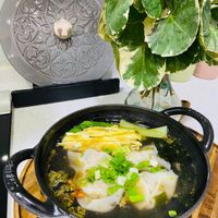 可能是火鍋、粥和豆腐的圖像