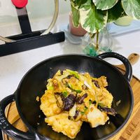 可能是香菇和豆腐的圖像
