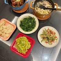 可能是豆腐、麵、炒麵、拉麵和義大利麵的圖像