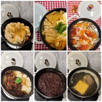 可能是火鍋、豆腐、麵和顯示的文字是「 BANO MAI STAUB 」的圖像