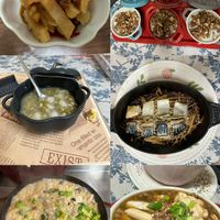 可能是粥、豆腐、拉麵和文字的圖像