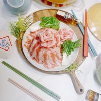 可能是火鍋、豆腐和文字的圖像
