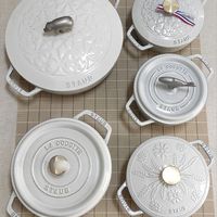 可能是‎顯示的文字是「 ‎SIAUB AUB SVIS STAUD STAUD SUNUS SUSIS LA COCOTTE STAUB STAUD ۱۲ STAUB COVLS ل STAUD STAUB LA GOCOTTE COCOTTE STAUB ویص ลกงา BAVIS ST/UB‎ 」‎的圖像