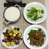 可能是豆腐和肉排的圖像