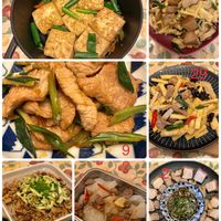 可能是豆腐和炒麵的圖像