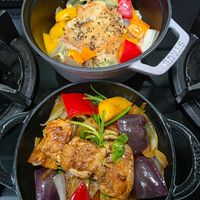 可能是豆腐和燉小牛膝的圖像