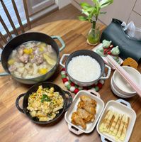 可能是粥、火鍋和豆腐的圖像