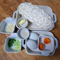 可能是蛋黃和水波蛋的圖像