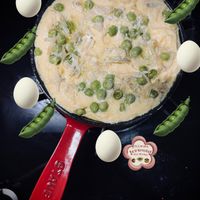 可能是豆腐、粥、牧羊人派和文字的圖像