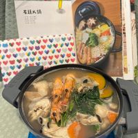 可能是火鍋、豆腐和文字的圖像