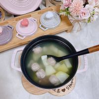 可能是豆腐、粥和文字的圖像