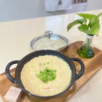 可能是粥、豆腐和文字的圖像
