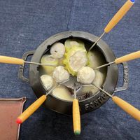可能是火鍋和起司火鍋的圖像