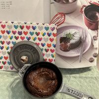 可能是舒芙蕾和文字的圖像