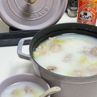 可能是豆腐、粥和文字的圖像