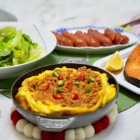可能是牧羊人派和文字的圖像