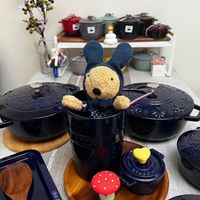 可能是木湯匙、玩具和文字的圖像