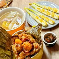 可能是粥、豆腐和文字的圖像