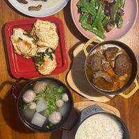 可能是香菇、豆腐和粥的圖像