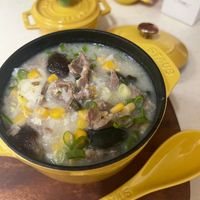 可能是粥和文字的圖像