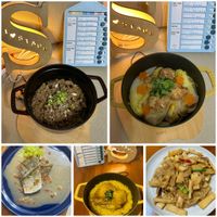 可能是麵、豆腐、火鍋、義大利麵和文字的圖像