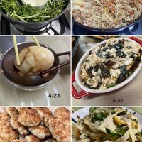 可能是麵、豆腐和文字的圖像