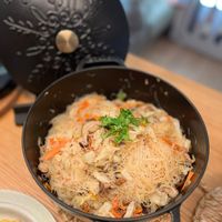 可能是豆腐、麵、義大利麵和文字的圖像