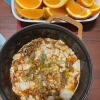 可能是豆腐、粥和文字的圖像