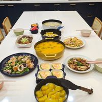 可能是豆腐、粥和火鍋的圖像