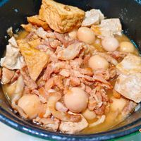 可能是豆腐、粥、龍眼和文字的圖像