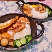 可能是水波蛋和豆腐的圖像
