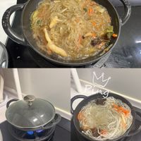 可能是義大利麵、拉麵、麵和顯示的文字是「 Ping 」的圖像
