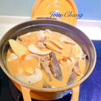 可能是豆腐、火鍋、香菇和文字的圖像