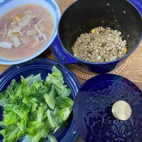 可能是豆腐、粥和拉麵的圖像