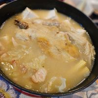 可能是火鍋、粥和豆腐的圖像