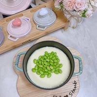可能是豆腐、粥和文字的圖像