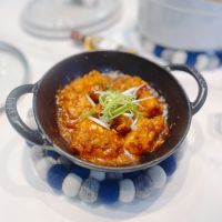 可能是火鍋、豆腐和粥的圖像
