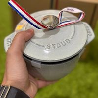 可能是鬆餅機和顯示的文字是「 sanh STAUB 」的圖像