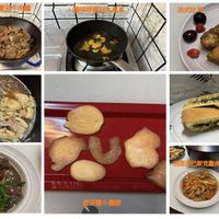 可能是炒麵、豆腐、拉麵和文字的圖像