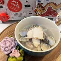 可能是椰子、粥和文字的圖像