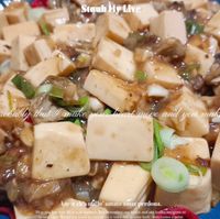可能是豆腐和文字的圖像