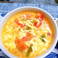 可能是歐姆蛋、粥和豆腐的圖像