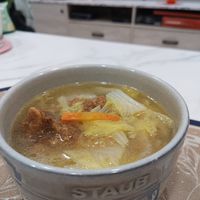 可能是粥和文字的圖像