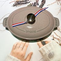 可能是顯示的文字是「 STAUB STAUB STAUD 」的圖像