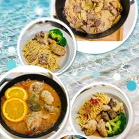 可能是食物、室內和顯示的文字是「 Happy Dinner 7月4日,2021 InstaMag 」的圖像