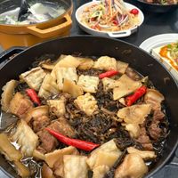 可能是火鍋和豆腐的圖像