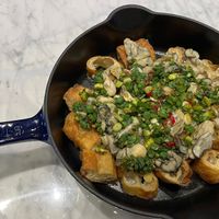 可能是法式長棍麵包和豆腐的圖像
