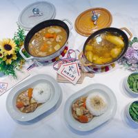 可能是火鍋、豆腐和文字的圖像