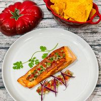 可能是煙燻鮭魚的圖像
